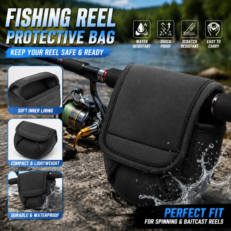 Fishing Line Spool - Pokrowiec ochronny na kołowrotek wędkarski, etui