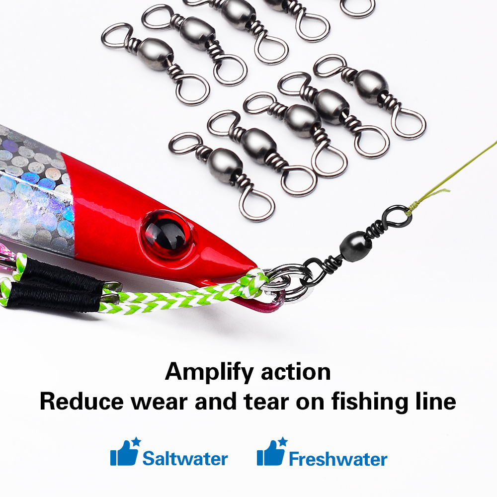 100 sztuk krętliki wędkarskie  – Freshwater Line recenzja i cena